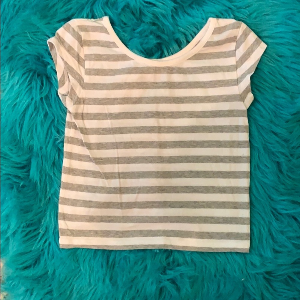 P.S. Aeropostale NWOT striped heathered top